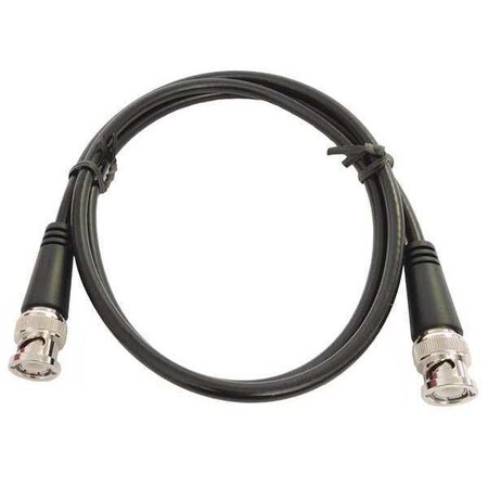 BNC to BNC Coax Cable Assemblies, Male to Male Video and General 75 Ohm, 48"