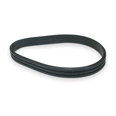 3/5V1180 Banded V-Belt, 118-3/4" Outside Length, 1-7/8" Top Width, 5/8" Thickness, 3 Ribs