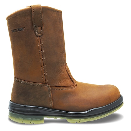 Wellington Boot, TPU Outsole, Leather Upper, Steel Toe, 12 EW