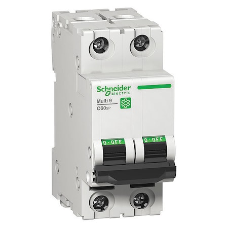 Miniature Circuit Breaker, C60SP Series, 13A, 2 Pole, 240/415/440V AC, 14kA at 240V AC, B Curve