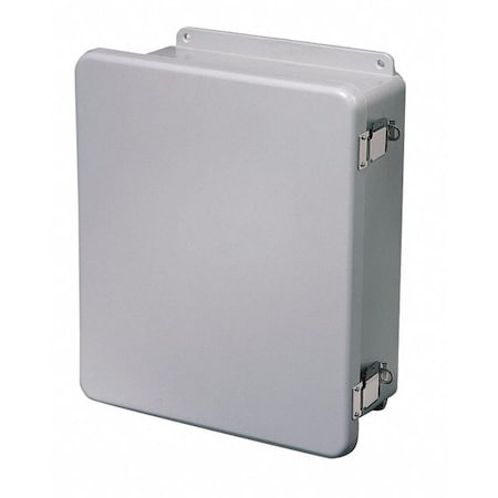 Padlockable Hasp Electrical Enclosures, 7.73 in H, 4.45 in D, 6 in W, 1, Fiberglass