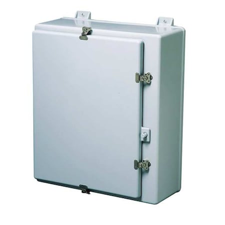 Twist Latch Electrical Enclosures, 48.33 in H, 13-1/2 in D, 36 in W, 1, 12, 3, 3R, 4X, Fiberglass