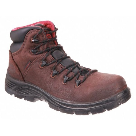 Men's Hiker Boot, 13, Composite Toe, 6 in H, Brown, A7221