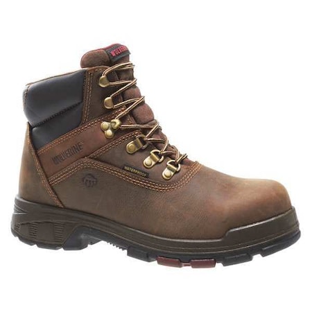 Men's 6-Inch Work Boot, 12, Composite Toe, 6 in H, Dark Brown, W10314