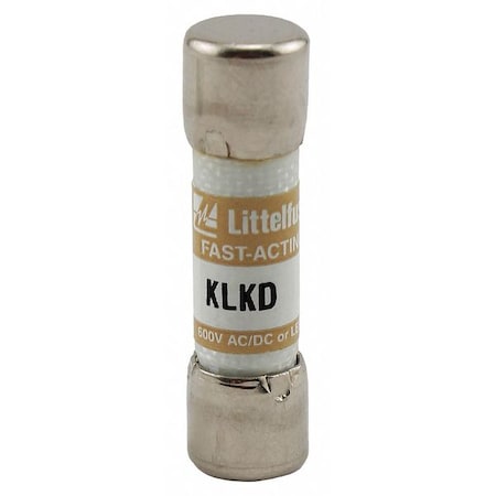 Midget Fuse, Fast-Acting, 25A, 600V AC, Non-Indicating, 100kA at 600V AC, 50kA at 600V DC