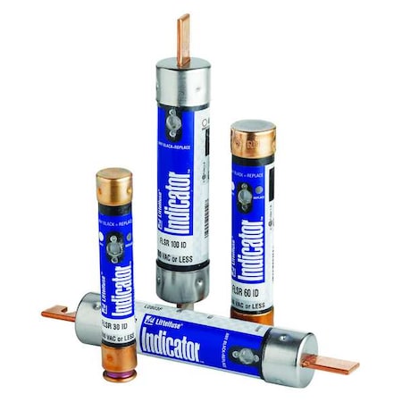 UL Class Fuse, RK5 Class, Time-Delay, 125A, 600V AC, Non-Indicating