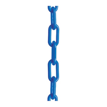 Plastic Chain,1 1/2" x 300 ft,Blue