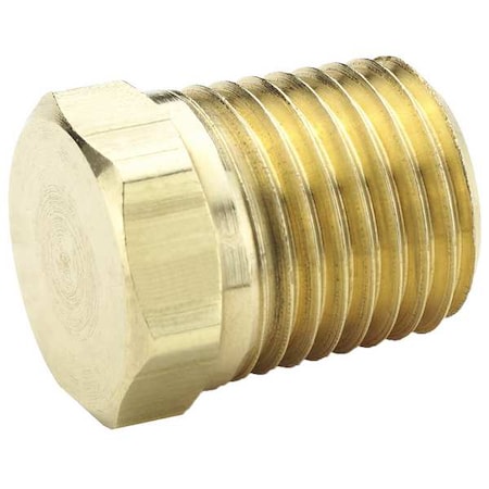 Hex Head Plug Brass Hex Head Plug, 3/4 in Male NPT X 3/4 in Male NPT