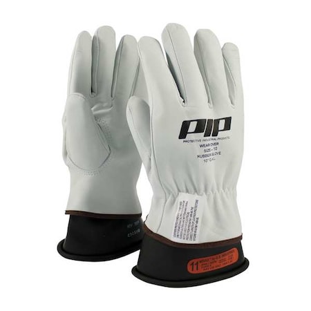 Top Grain Goatskin Protector, Slip-On Cuff, Keystone Thumb, 12, 1 PR