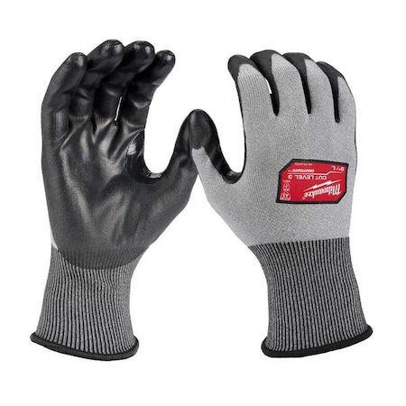 Cut-Resistant Coated Gloves, Cut Level A3 ,Dipped ,Polyurethane ,Smooth ,S 12 PK