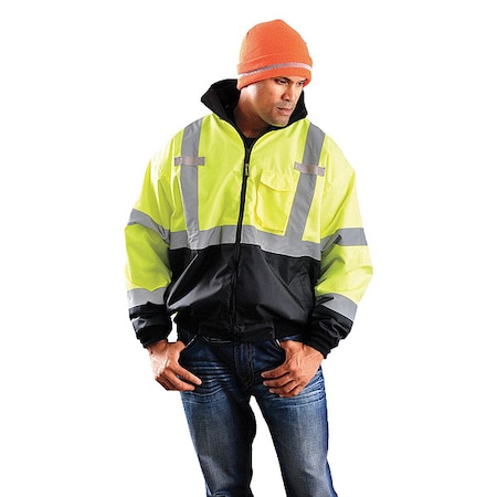 Men's Jacket, 100% Polyester, Yellow, M