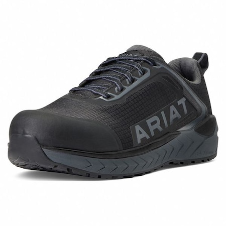 Men's Composite Toe Athletic Shoe, Black, 9 1/2, EE, 10040283