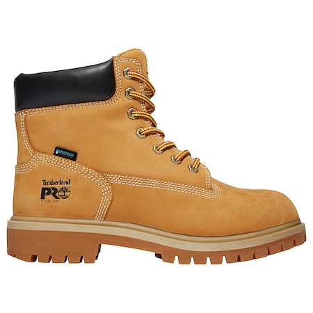 Women's 6-Inch Work Boot, 11 W, Wheat, TB1A2QVU
