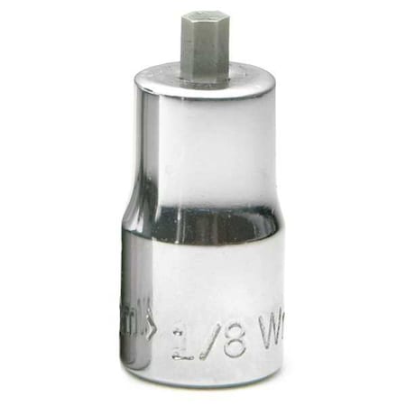 1/4" Dr, 9/64" Size, SAE Hex Bit Socket, 6 Pts