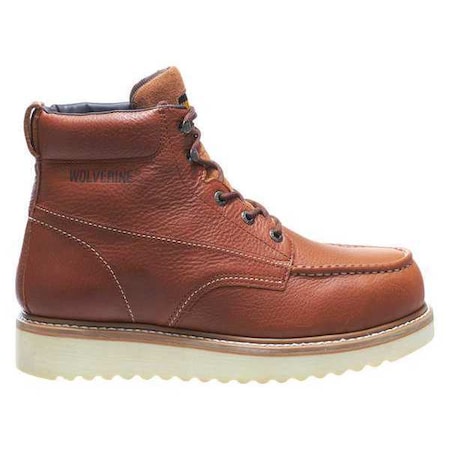 Men's 6-Inch Work Boot, 11 XW, Steel Toe, 6 in H, Brown, 8289