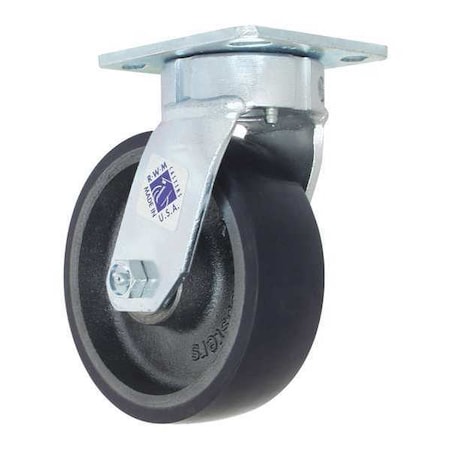 Kingpinless Swivel Caster,6",1230 lb.
