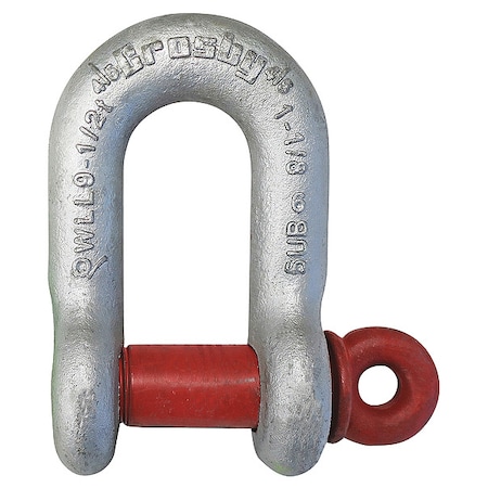 Shackle,1-1/4" Body Sz,Galvanized