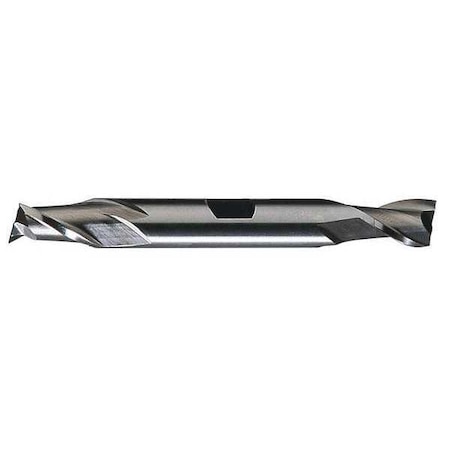 2-Flute HSS Square Double End Mill Cleveland HD-2 Bright 3/8x3/8x9/16x3-1/2