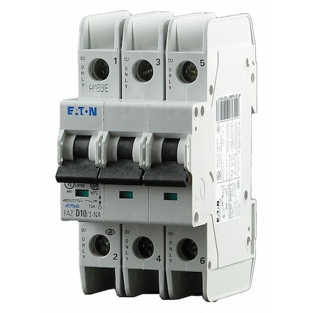 IEC Miniature Circuit Breaker, FAZ-NA Series, 32A, 3 Pole, 277/480V AC, 10kA at 277/480V AC
