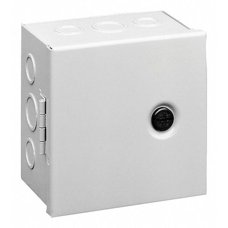 1/4 Turn Latch Electrical Enclosures, 6 in H, 4 in D, 6 in W, 1, Steel