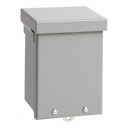 Captive Screws Electrical Enclosures, 6 in H, 4 in D, 6 in W, 3R, Steel