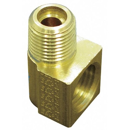 1/4" x 3/8" Brass 90 Degree Elbow