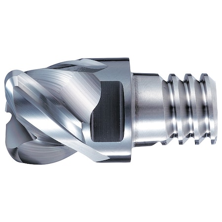 Exchangeable Head End Mill, 78PXDR Series, 0.4724" Max Cut Dia, 0.330" Depth of Cut