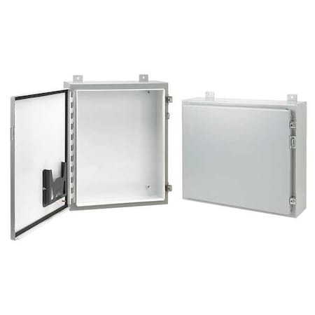 Screw Down Clamps with Padlocking Hasp Electrical Enclosures, 20 in H, 8 in D, 20 in W, 12, 13