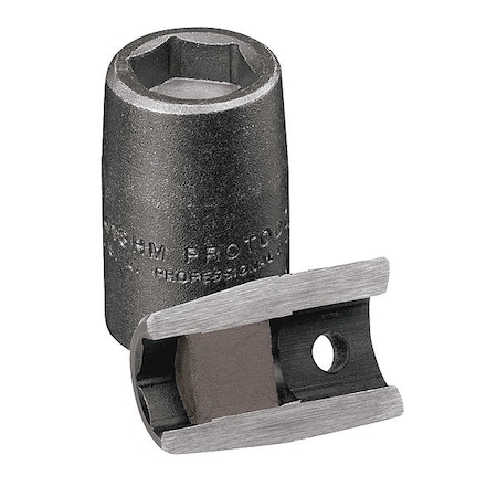 1/2 in Drive Impact Socket Standard Socket, black oxide,5/8 in