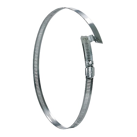 Duct Hose Bridge Clamp,47"L,LH,304SS