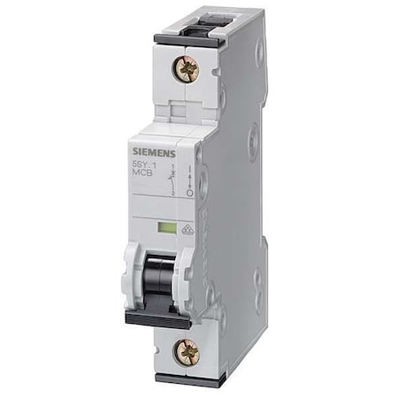 Circuit Breaker, 5SY6 Series, 16A, 1 Pole, 230/400V AC, 5kA at 230/400V AC, B Curve