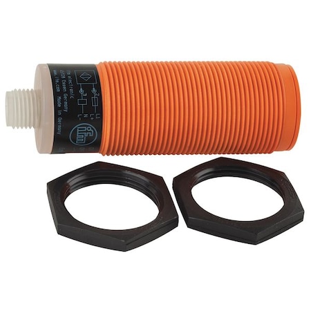 Capacitive, Cylindrical Proximity Sensor, 30 mm Dia., PBT, M12, 3 Wires, Unshielded