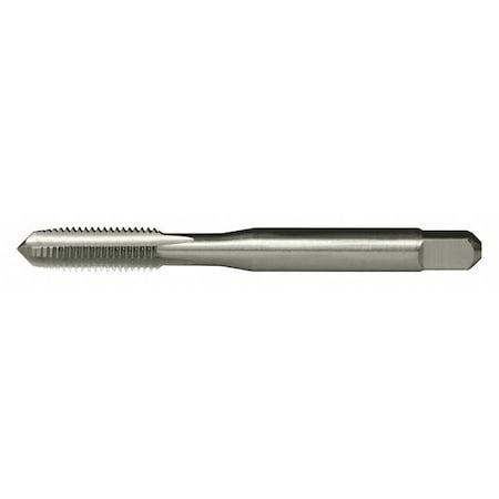 Straight Flute Hand Tap, 3/8"-24, Plug, 4 Flutes, UNF