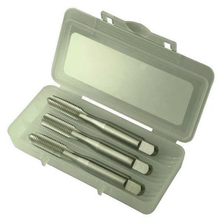 3pc HSS Taper, Plug & Bottoming Hand Tap HTGP Greenfield Threading Bright 3-Flute D3 M2.5x0.45