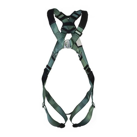 V-FORM(TM) Safety Harness Fall Protection Harness, XS, 400 lb, Quick-Connect Chest/