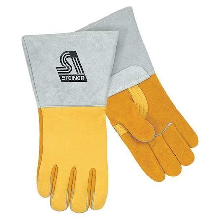 Welding Gloves, Straight Thumb, S, 1 PR