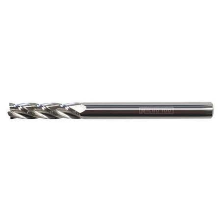 Carb End Mill,5/64 In,4FL,CC,Uncoated