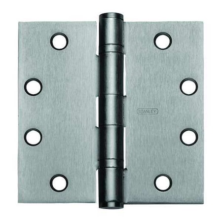 Door and Butt Hinge, Bronze, Full Mortise Mounting, 2 in Leaf W x 4 1/2 in Leaf H