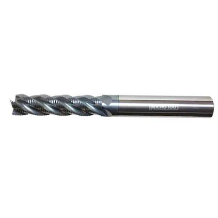 Carbide End Mill, 3/8, Cut 1-1/4, 4 FLT