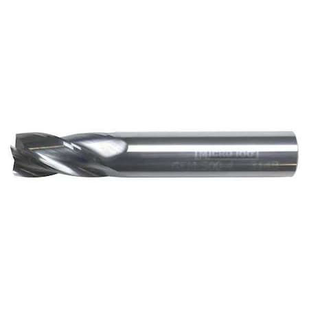 Carb End Mill,13/64 In,4FL,CC,Uncoated