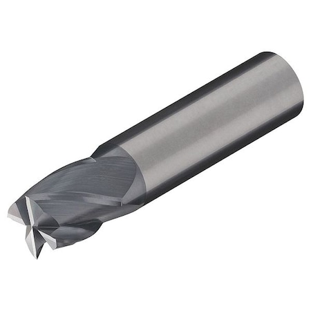 Carbide End Mill,1/8 In,Cut 1/4 In,4 FLT