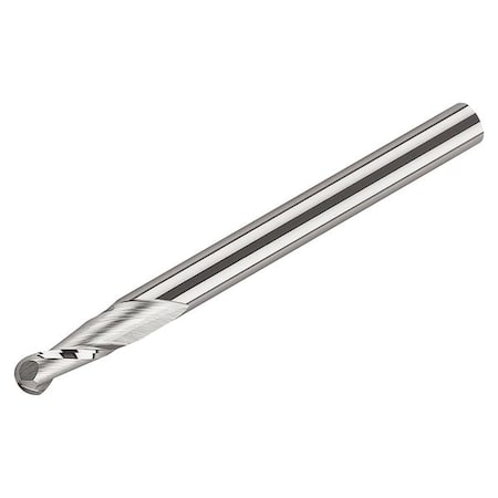 Carbide End Mill,Dia 0.9mm,Cut L 2.7mm