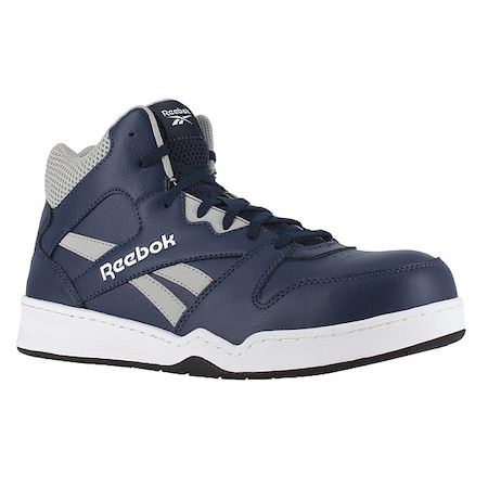 Men's Athletic High-Top Shoe, 10, Composite Toe, Navy, RB4133