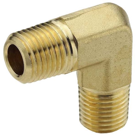 90 Degrees  Elbow Brass 90 Degrees  Elbow, 1/4 in Male NPT X 1/4 in Male NPT