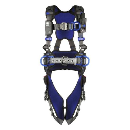 ExoFit(TM) X300 Fall Protection Harness, XS, 420 lb, Quick-Connect Chest/ Quick-Connect Leg Straps