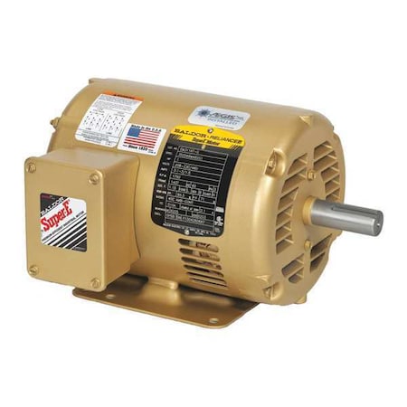 Three-Phase AC Induction Motor, 1/2 HP, 56C Frame, 208V AC, 230V AC, 460V AC Voltage