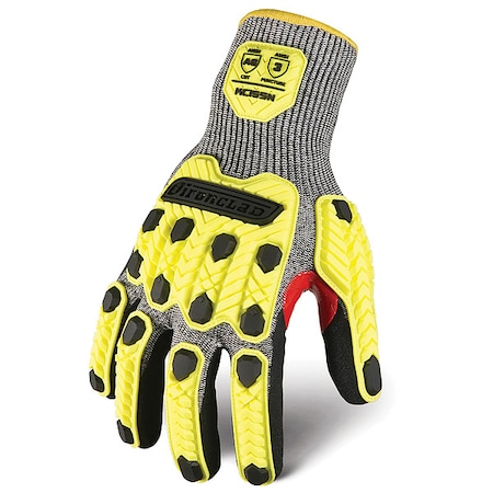 Cut-Resistant Impact Gloves, Cut Level A6 ,Nitrile ,Sandy ,2XL 1 PR