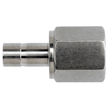 Strt, SS, Tube Stem 1/4 in, FNPT 1/4 in