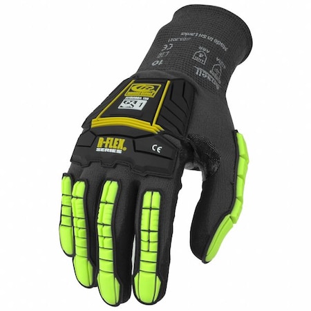 Ringers(R) R840 Abrasion/Impact Gloves, S (7), Black 1 PR