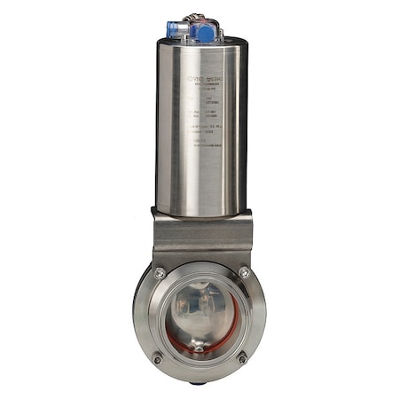 Pneumatic Butterfly Valve,Pipe Size 2"